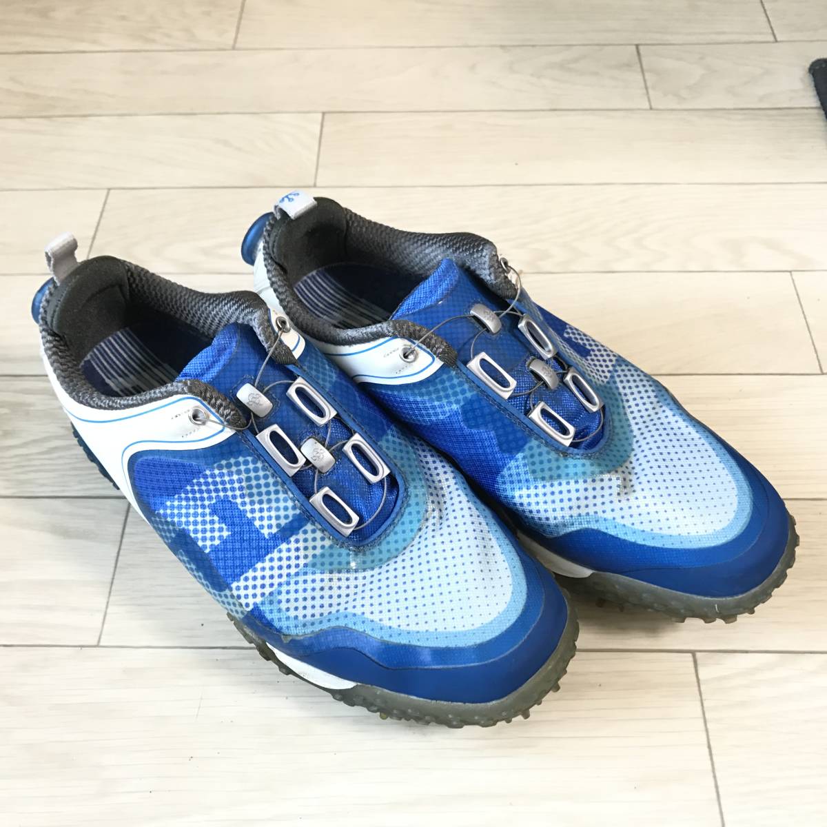 FJ フットジョイ ブルー 24.5cm FJ M PROJECT メンズゴルフシューズ