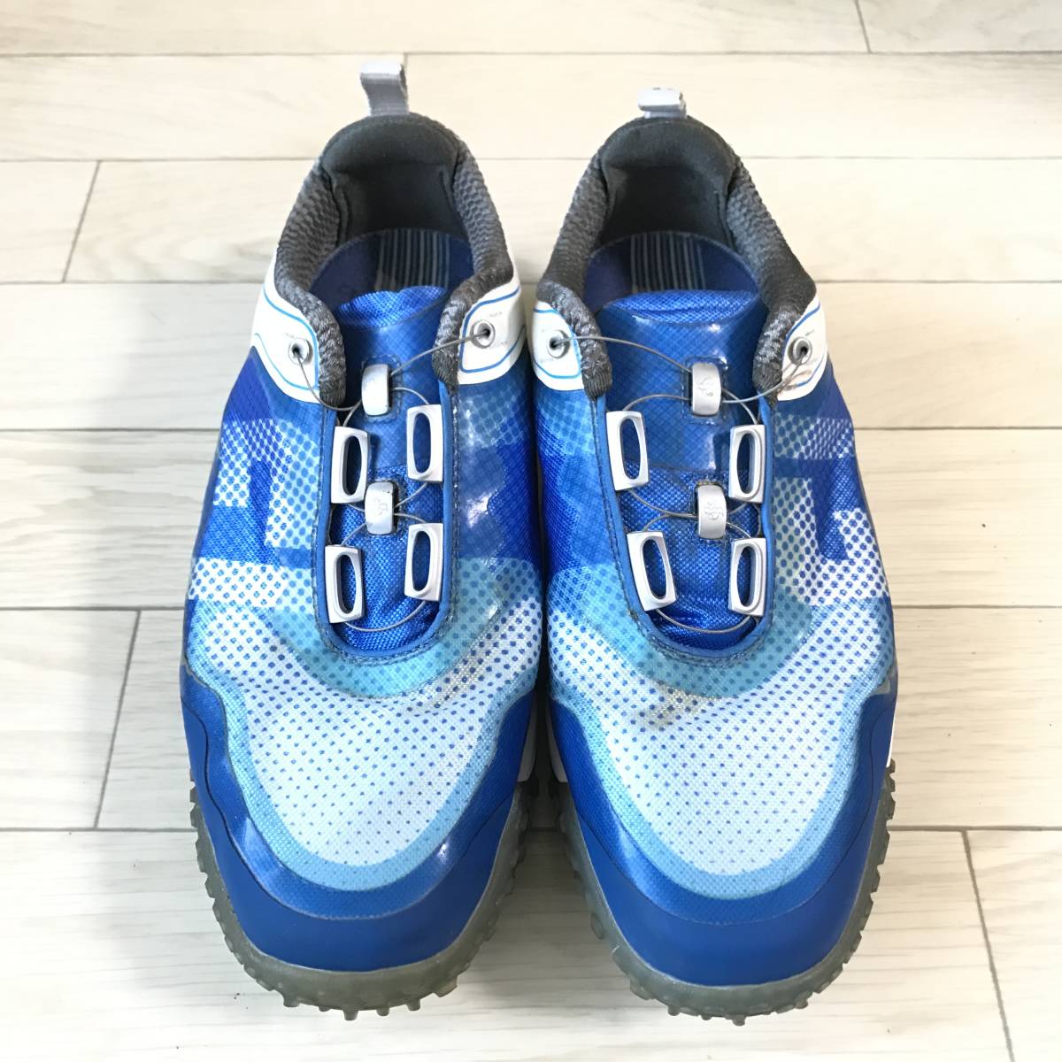 FJ フットジョイ ブルー 24.5cm FJ M PROJECT メンズゴルフシューズ