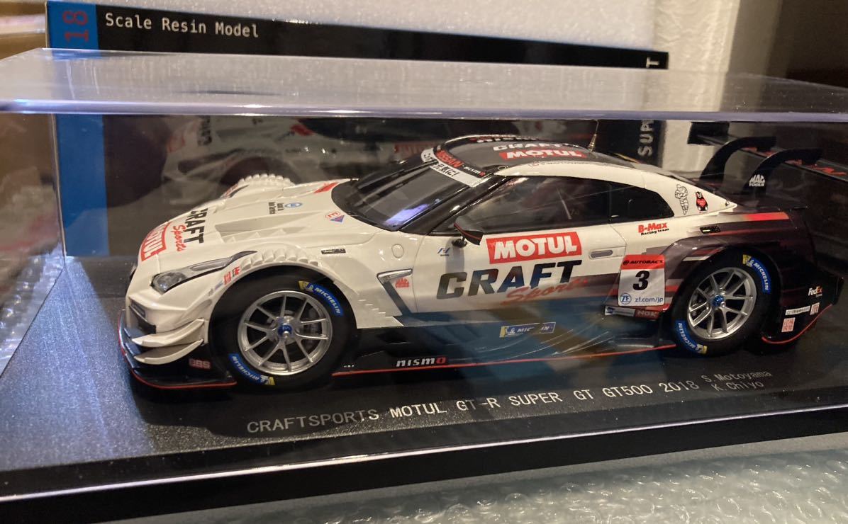 ミニカー EBBRO エブロ 1/18 NISSAN 日産 CRAFTSPORTS MOTUL クラフト