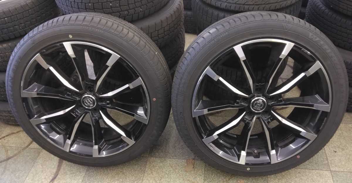 RAYSフルクロスRV5 4本セット 245/45ZR20 タイヤ ウィンラン バリ山