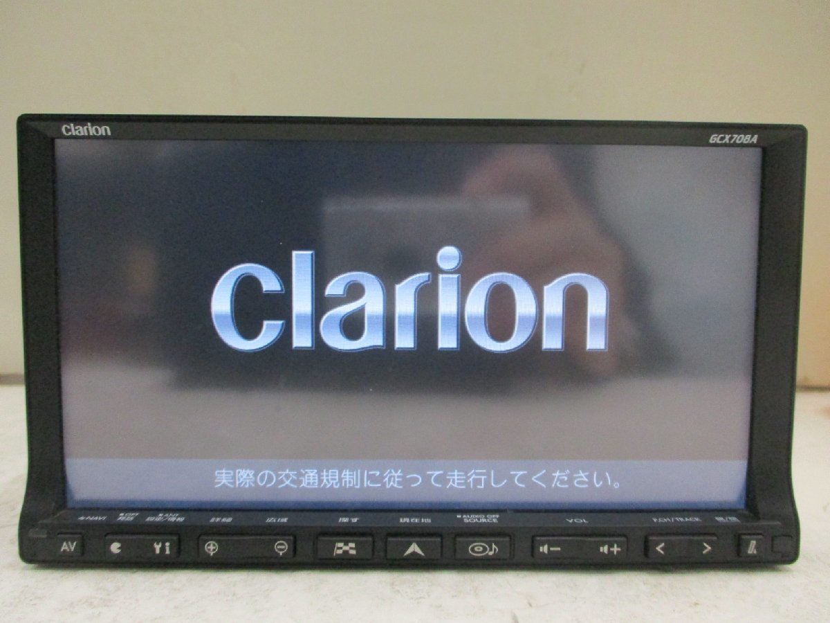 ナビ 中古　クラリオン Clarion GCX708A スズキ純正？ GCX708A クラリオン Clarion クラリオン製 中古品スズキ純正 -gcx708awの中古品・新品・未