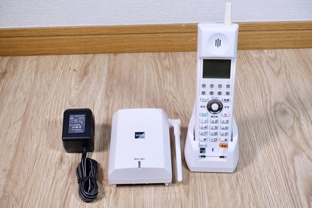 【状態キレイ 保証有】PLATIAⅡ/ActysⅢ ビジネスフォン DECTコードレス電話機 WS805(W)　管理番号404