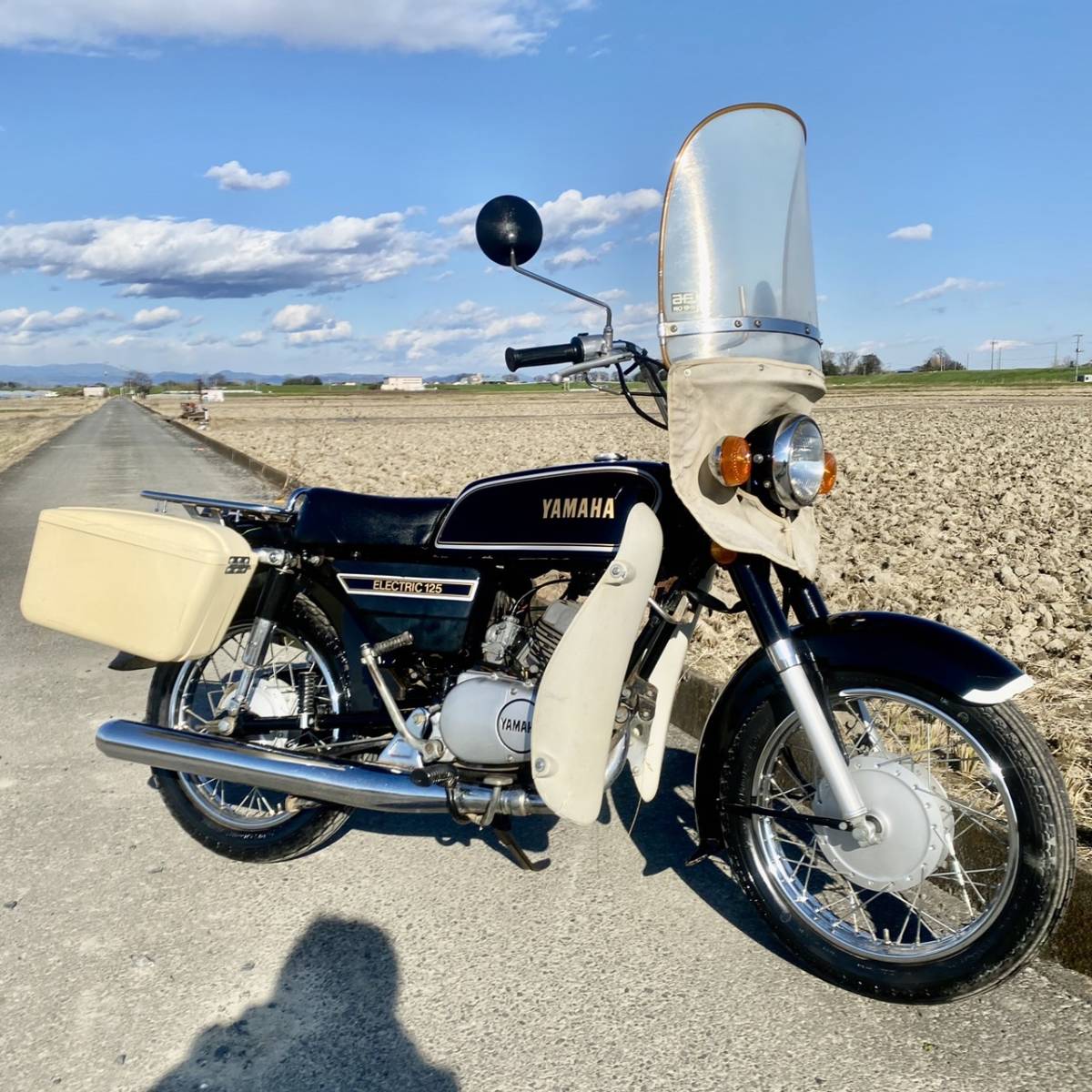 ヤマハ YB125 - Yahoo!オークション 旧車 1RO 現状車 始動 書類付 不動 