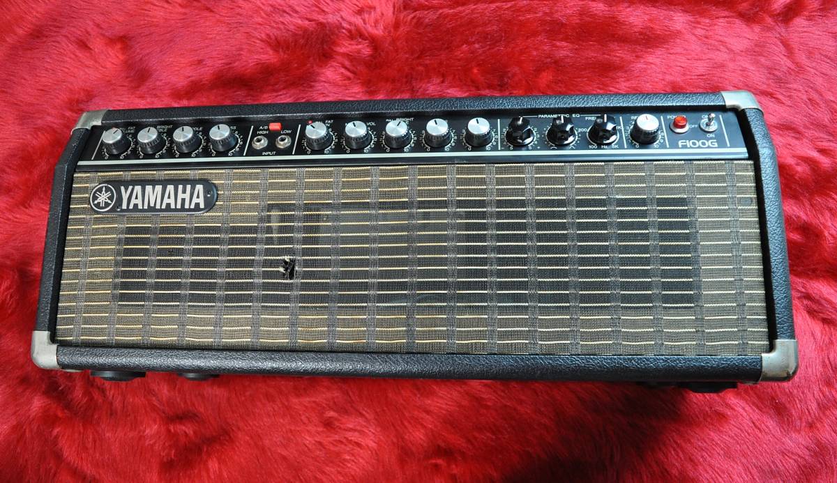 1円スタ YAMAHA F100G 動作品 名機 ビンテージ 100W ヘッドアンプ 