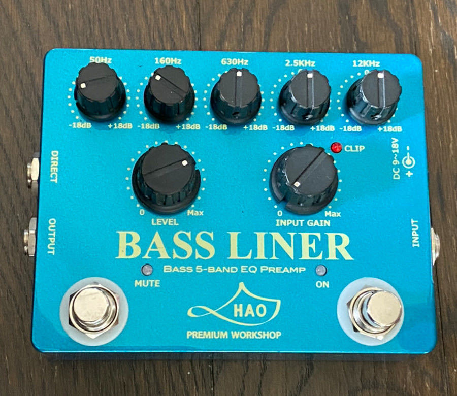 動作OK日本製 HAO BASS LINER ベース用 プリアンプ 5EQ H