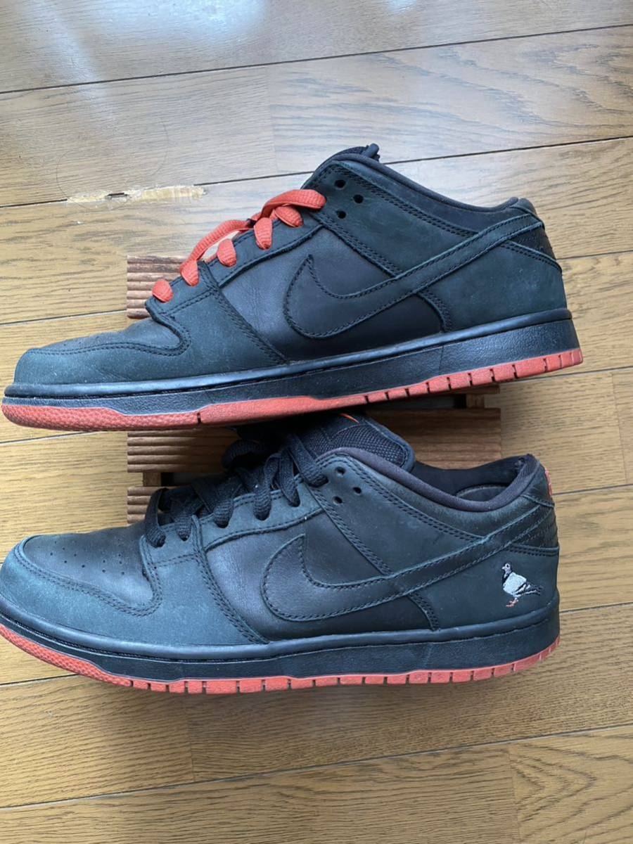 nike sb dunk low trd qs black pigeon