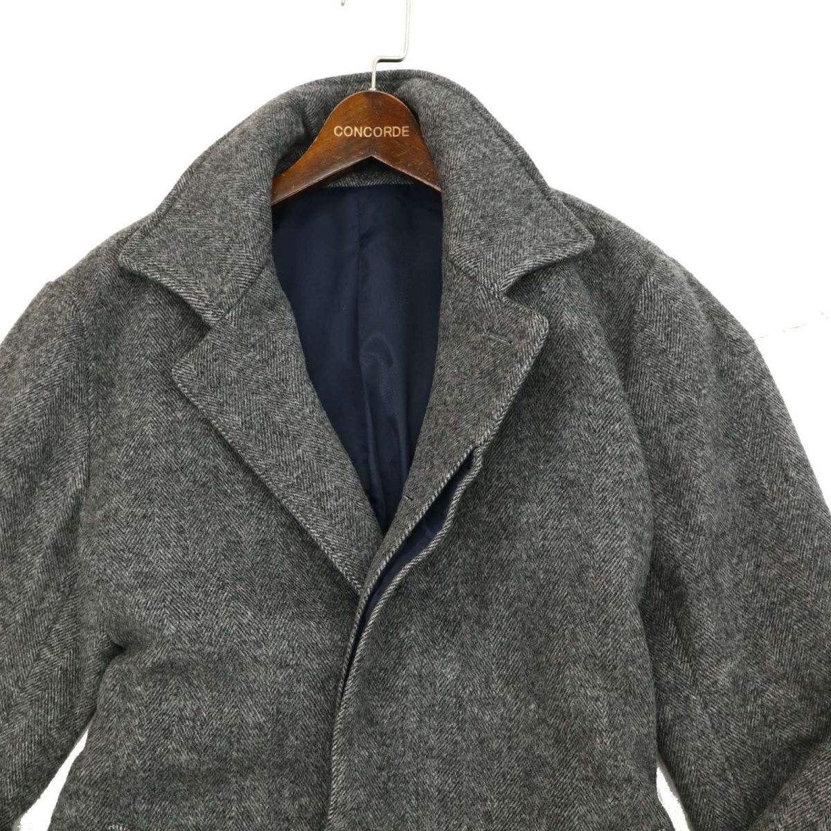 HOMME オム ミッシェルクラン 秋冬 MK メルトン KLEIN MICHEL 美品MK フード着脱可☆ コートの通販 ミシェルクラン ニット ウール☆ | homme(MKオム)