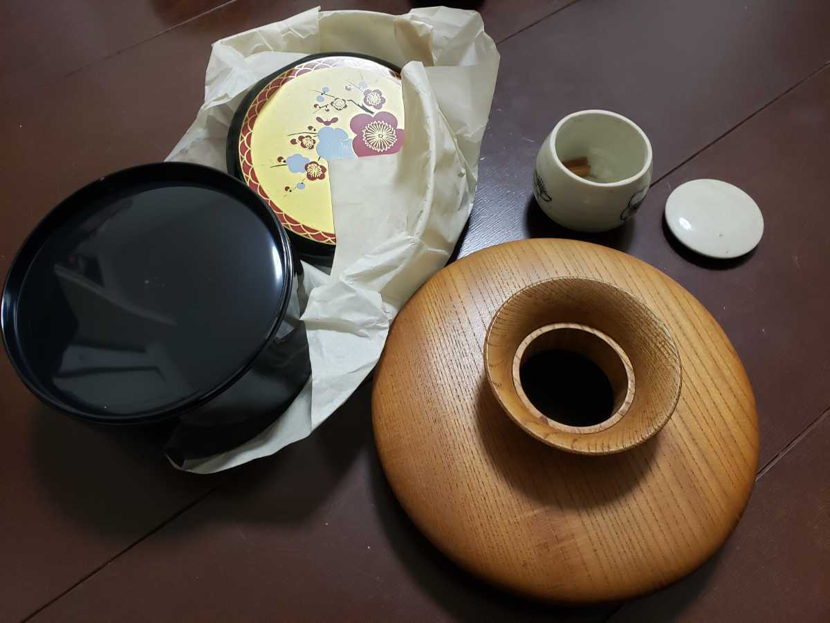 古美術 アンティーク 昭和 茶道具 お茶 茶碗まとめて 華道具 華道