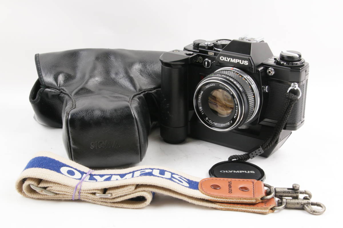 15/ OLYMPUS OM 10 ブラック Winder 2/ OM-System F.Zuiko Auto-S 50mm 