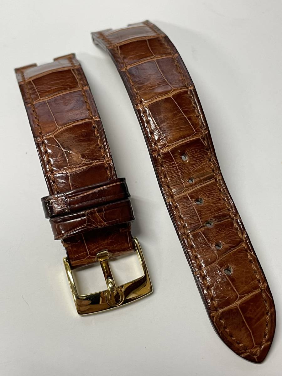 オメガ OMEGA ワニ革バンド 18-16(5) GP 尾錠【現状品】№② 【公式通販】