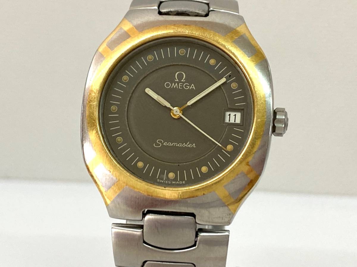 OMEGA オメガ Seamaster シーマスター ポラリス デイト グレー文字盤 
