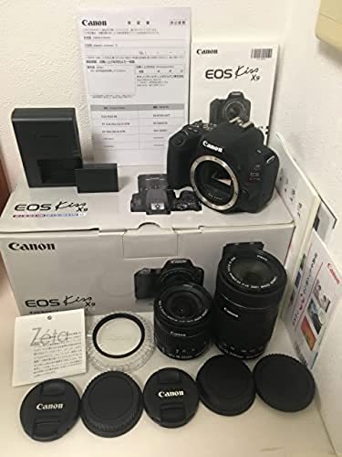 付属品充実/美品】Canon デジタル一眼レフカメラ EOS Kiss X9 ダブル  