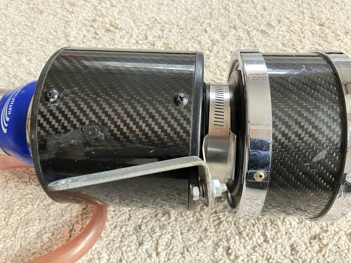 satisfaction カーボンエアインテークキット SATISFACTION CARBON CHAMBER AIR INTAKE KIT のパーツレビュー