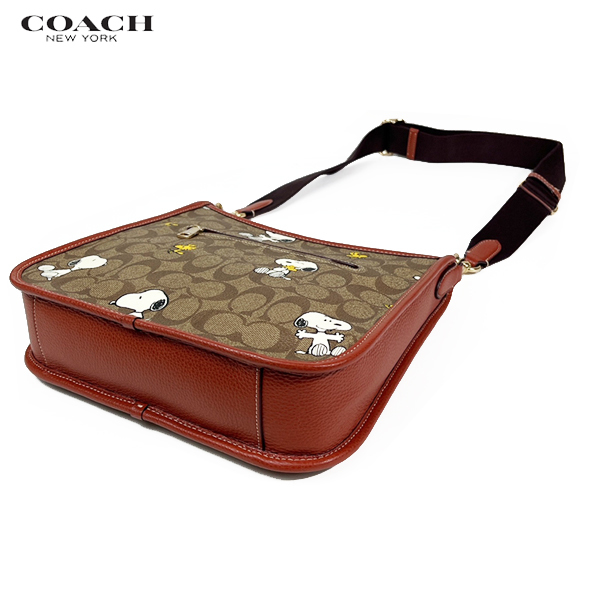 COACH X PEANUTS コーチ スヌーピー コラボ ショルダー バッグ 