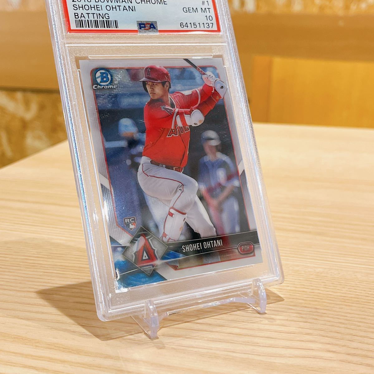 ☆1円スタート☆ 大谷翔平 ☆TOPPS 2018 BOWMAN CHROME PSA鑑定 10 