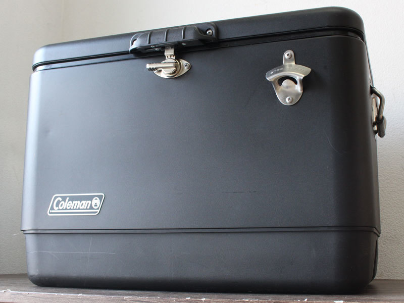 【即決】Coleman コールマン スチールベルト クーラーBOX ミッドナイトブラック 54QT