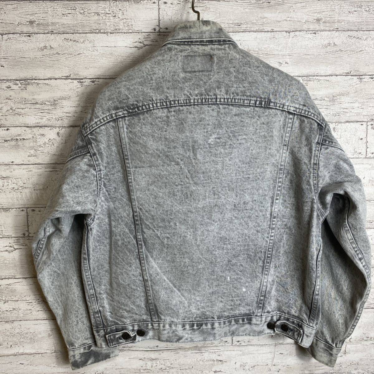 80's 90's リーバイス70507 USA製 デニムジャケット 希少なグレー L
