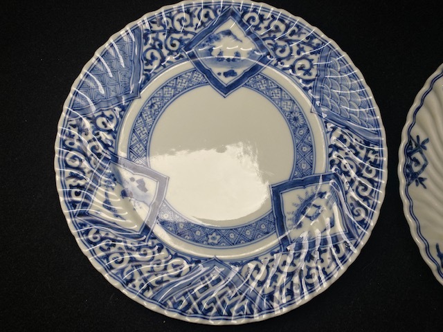 山本長左 中皿２枚セット 山本長左 中皿2枚セット 山本長左 中皿2枚セット