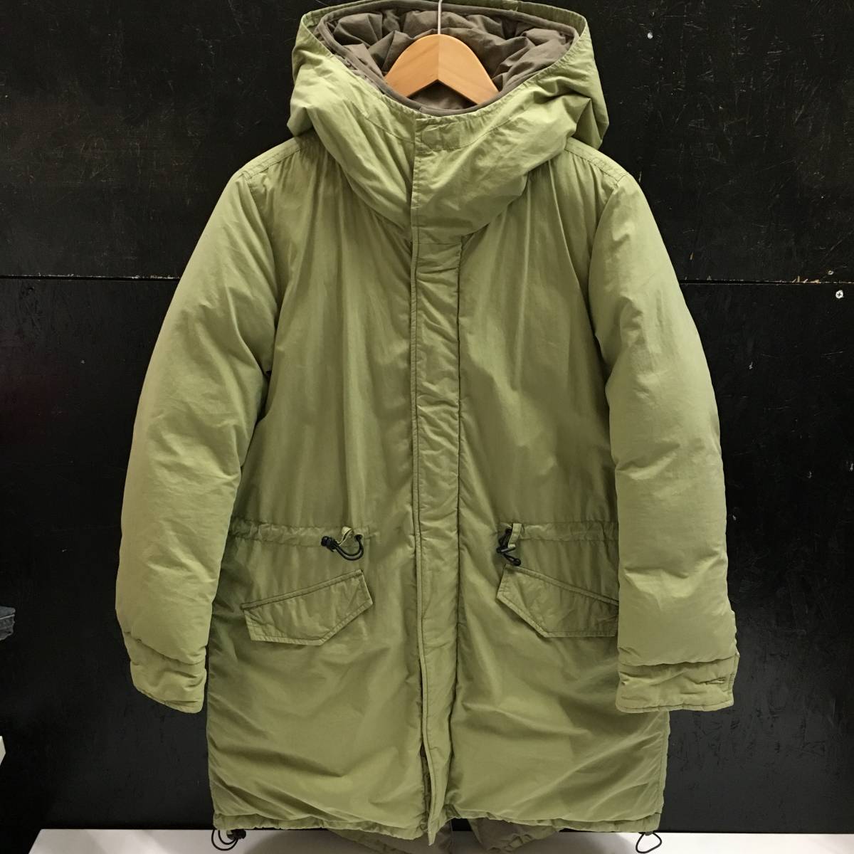 ○古2971 REMI RELIEF レミレリーフ モッズダウンコート Sサイズ 薄い 