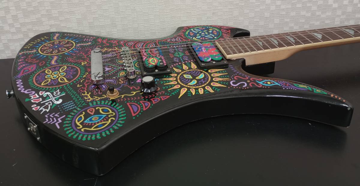 フェルナンデスギター MG-JRサイケ柄ミニギター HIDE モデル ギター