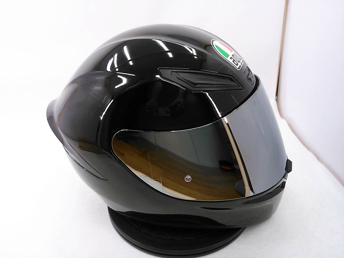 2018年製 AGV K1 ブラック Lサイズ 59-60cm ミラーシールド付き(L 