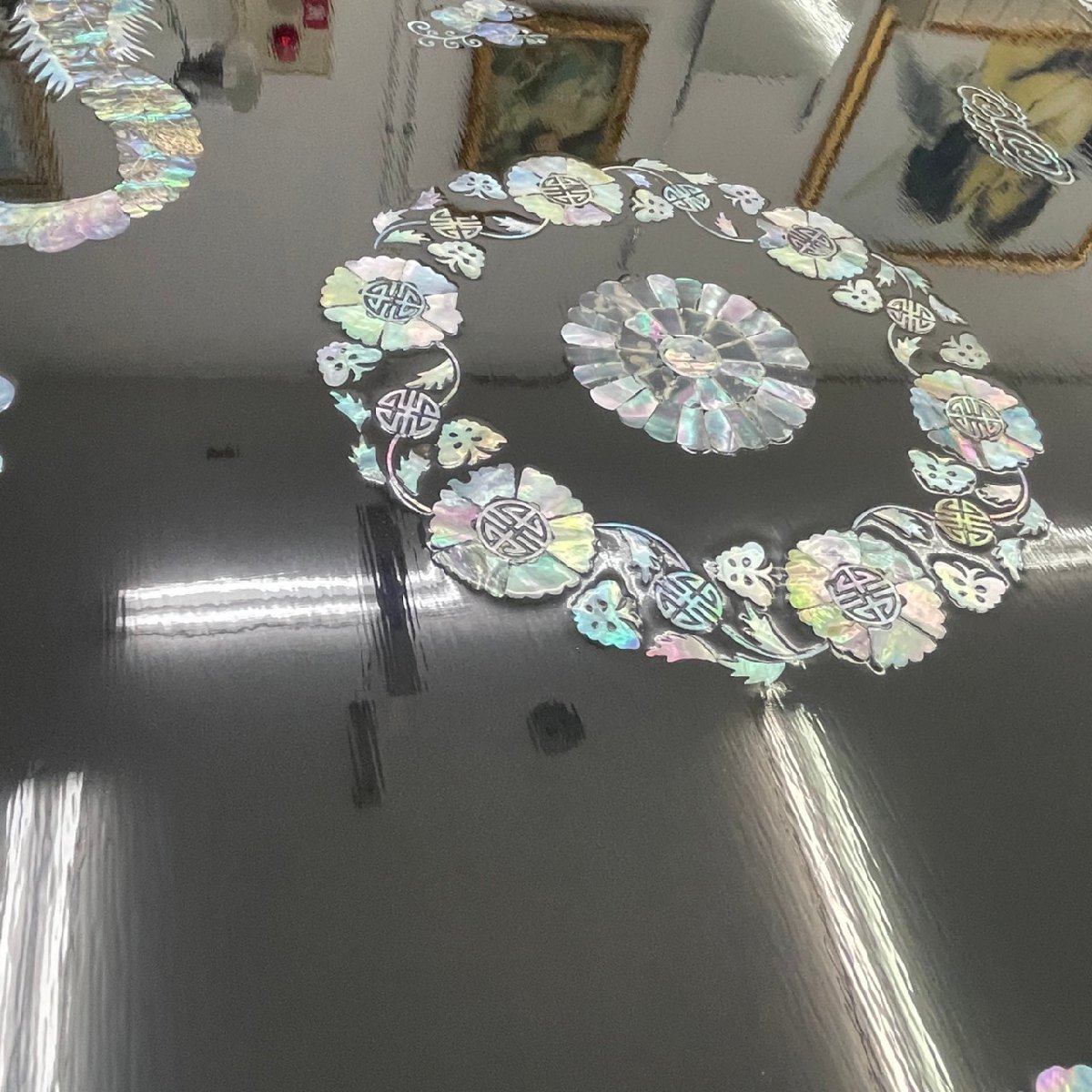 螺鈿細工 座卓テーブル ちゃぶ台 ローテーブル [伝統工芸](座卓