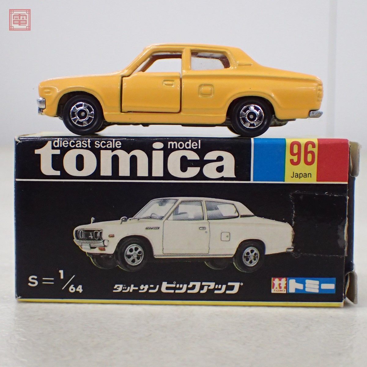 トミカ 日本製 No.96 ダットサン ピックアップ DATSUN PICKUP 黒箱
