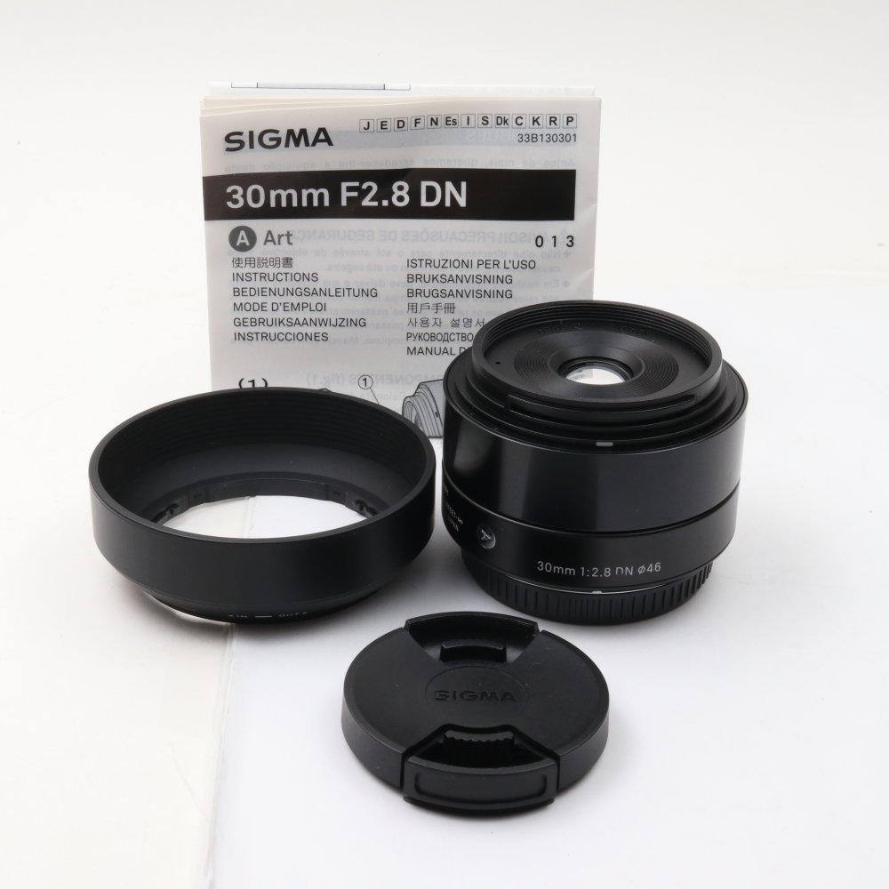 SIGMA 単焦点レンズ Art 30mm F2.8 DN ブラック マイクロフォーサーズ