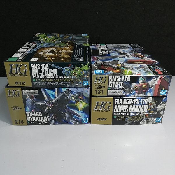 送料無料，新作登場 mF327c [未組立] HG 1/144 バイアラン スーパーガンダム ハイザック ジムⅡ / ガンプラ Zガンダム | M
