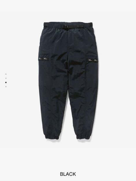 美品 22SS Wtaps TRACKS TROUSERS NYLON 01 S BLACK ダブルタップス
