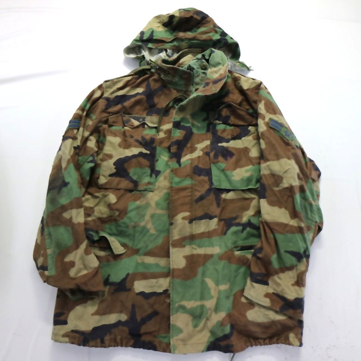 M-65 4th M-R Land 90's Camo Used Wood Model Jacket Field ウッドランドカモ フィールドジャケット 米軍 アメリカ軍 S-S