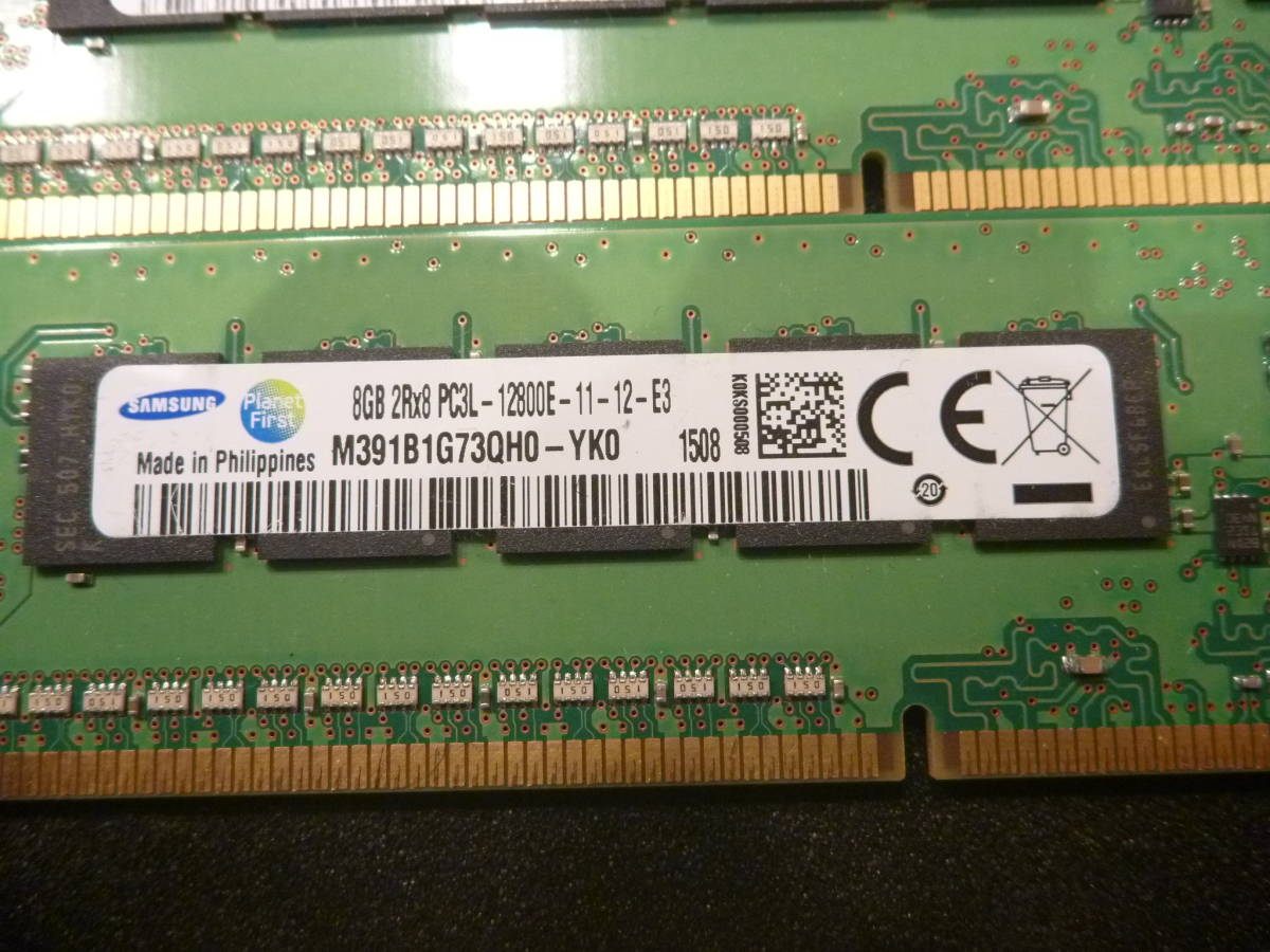 得価，最新作 DDR3L-1600 PC3L-12800E 240pin ECC Unbuffered 8GB&times;2枚 16GB(8GB)｜売買されたオークション情報、yahooの商品情報をアーカイブ公開 - オークファン DIMM