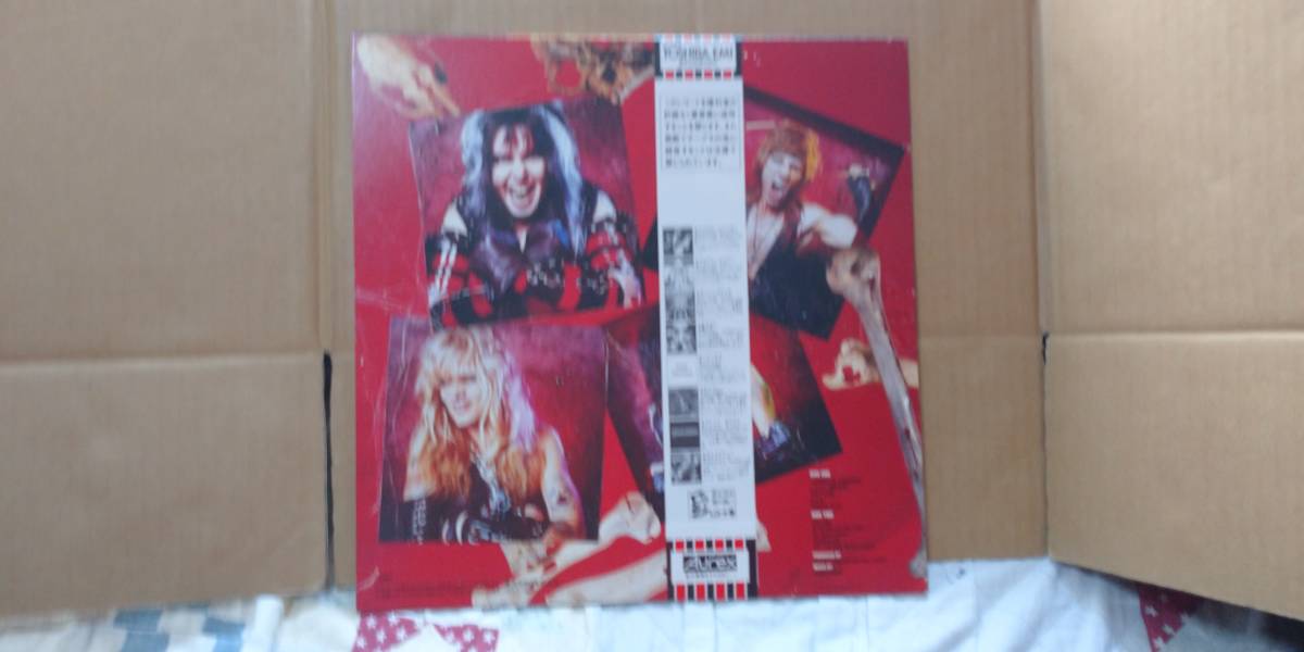W.A.S.P. 魔人伝 - △01)1点限り!帯付きW.A.S.P.⁄ワスプ⁄魔人伝⁄LP 
