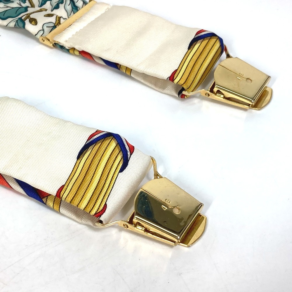HERMES/エルメス スカーフ90 ベルト・サスペンダー柄 【箱付タグ有