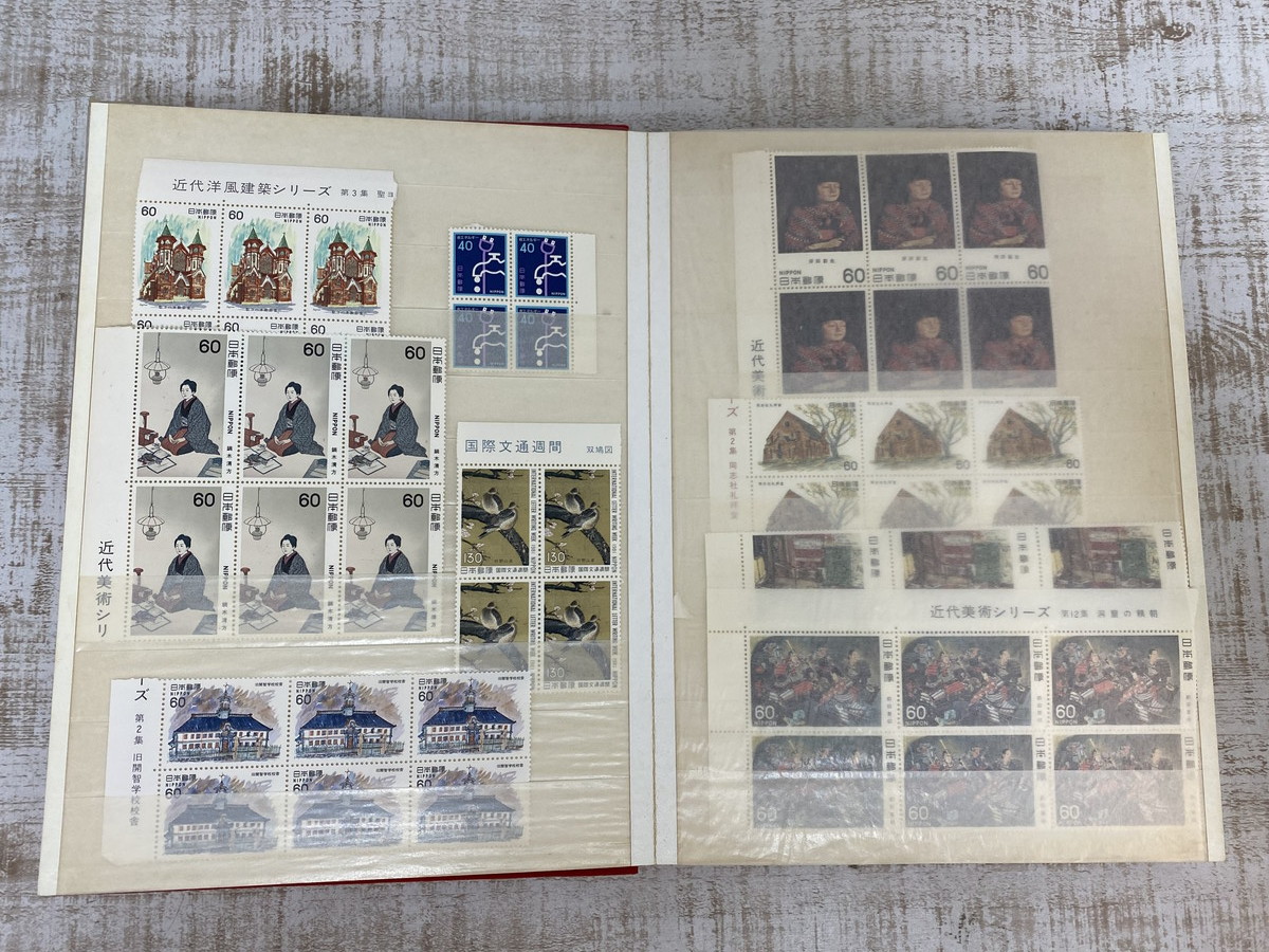 ☆a-197 未使用切手 日本切手 コレクション/伝統工芸/趣味週間/ 近代