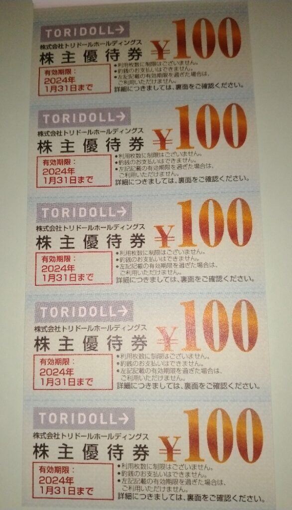 丸亀製麺トリドール株主優待券12，000円分 トリドール 丸亀製麺 株主