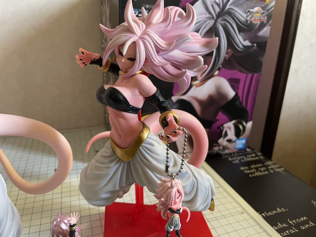 一番くじドラゴンボール超 フィギュア人造人間21号3体セットおまけ4点 