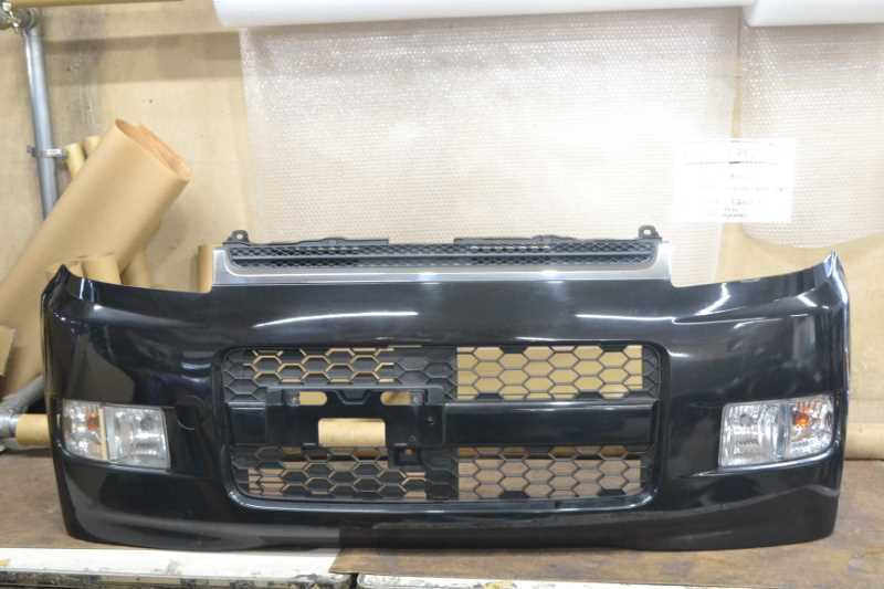 ムーヴ カスタム ターボ 前期(L175S L185S) 純正 破損無 フロントバンパー フォグランプ グリル付 X06 52119-B2400/52119-B2400 K066714