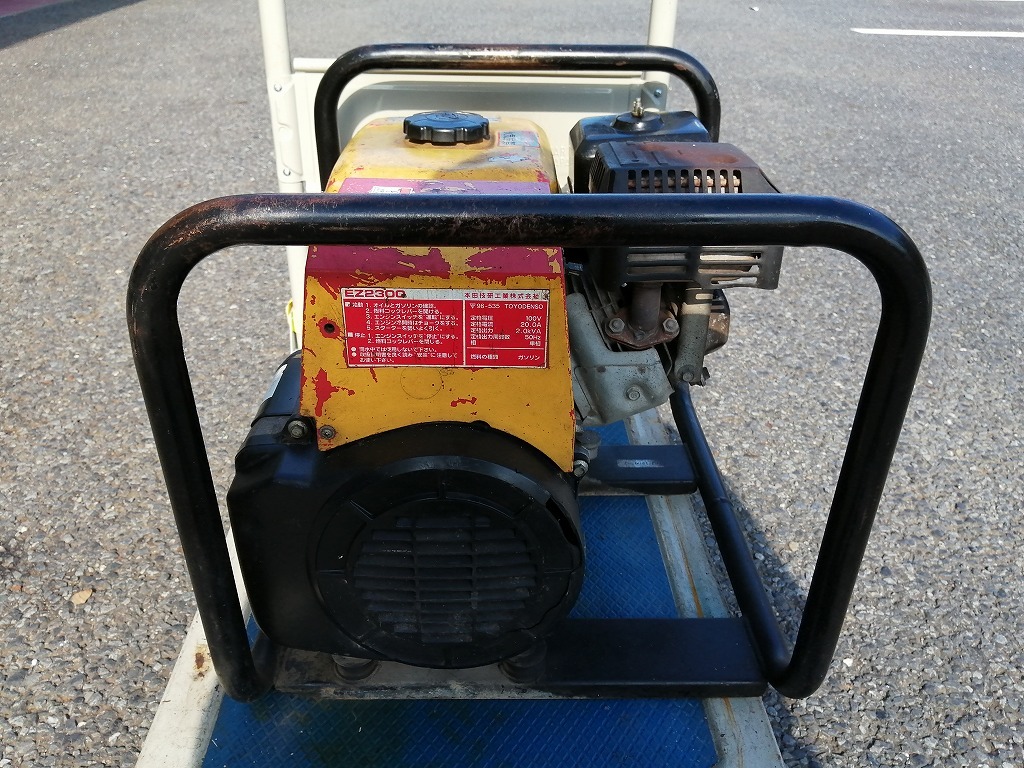 ジャンク品】HONDA ホンダ 2.3kVA 50Hz エンジン発電機 EZ2300 燃料 