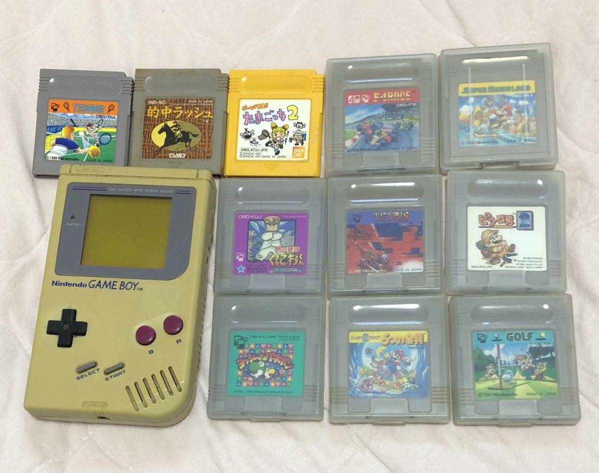  Nintendo GAMEBOY 本体 ソフト11タイトル セット 88円スタート 任天堂 ゲームボーイ(本体)｜売買されたオークション情報、yahooの商品情報をアーカイブ公開 - オークファン 本体、アクセサリー
