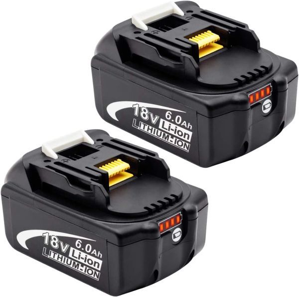 得価，安い マキタ 18v バッテリー bl1860b残量指示付き 全新セル採用 6.0Ah マキタ18v互換 バッテリーBL1830 BL1840 BL1850(パーツ)｜売買されたオークション情報、yahooの商品情報をアーカイブ公開 - オークファン インパクトドライバ