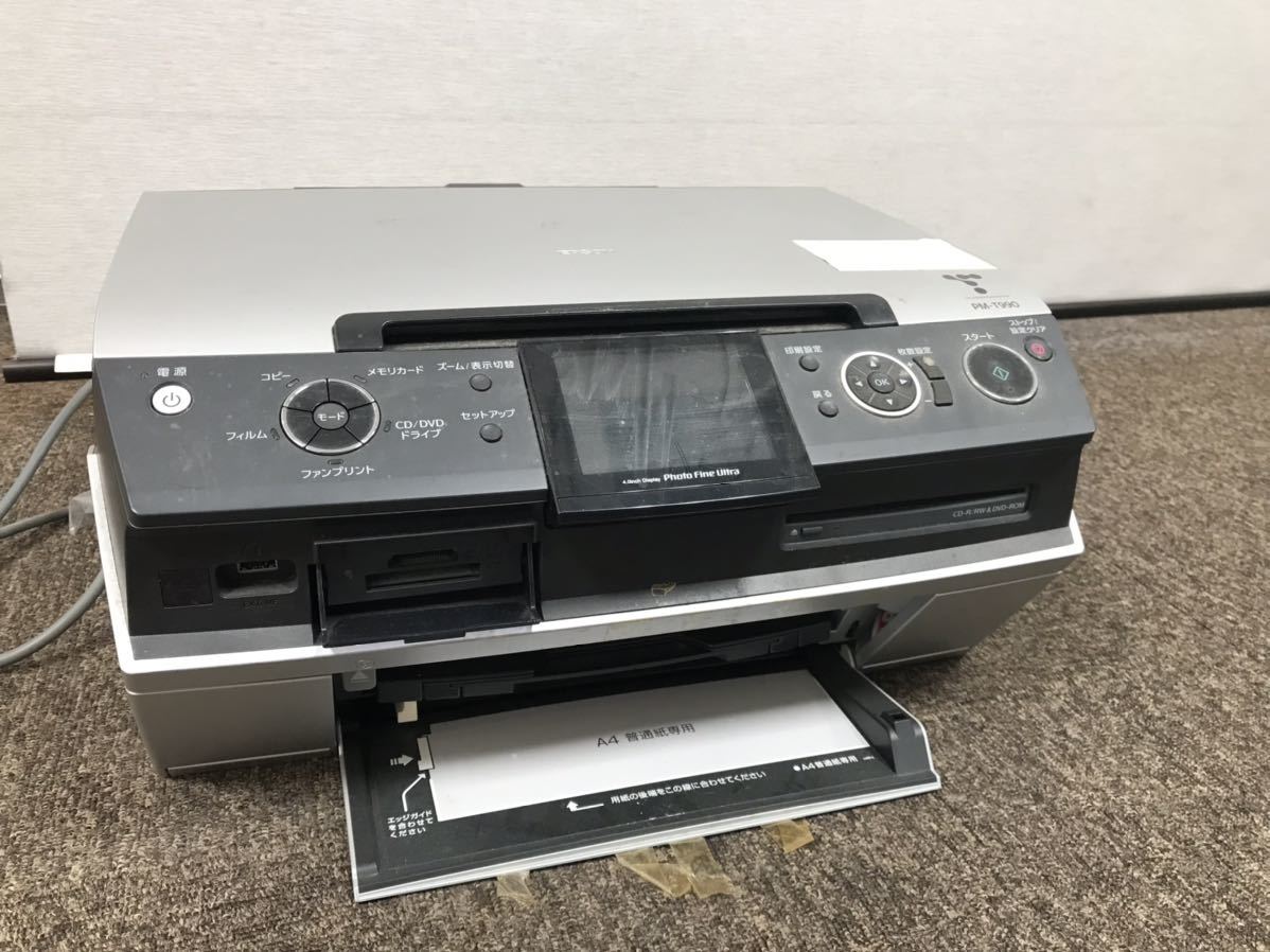  EPSON エプソン PM-T990 インクジェット 複合機 プリンター 06年製 動作未確認(エプソン)｜売買されたオークション情報、yahooの商品情報をアーカイブ公開 - オークファン エプソン