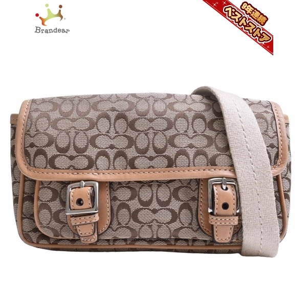 COACH コーチ ショルダーバッグ ウエストポーチ ターンロック 
