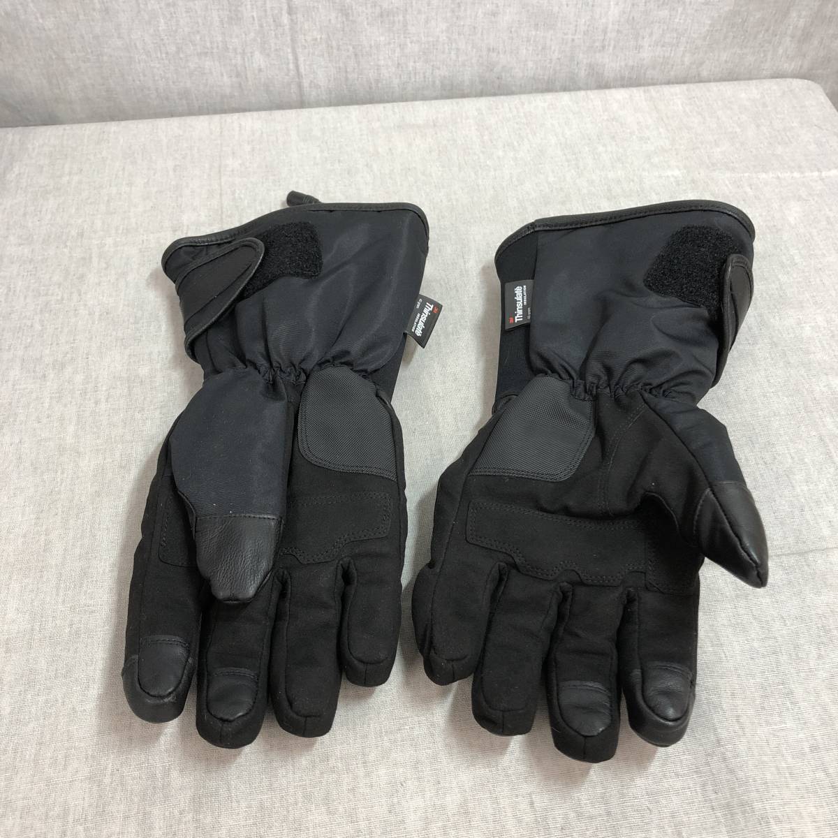 12V ヒートマスター HEATMASTER Webike 12VヒートレザーグローブTYPE-1 (2XL [ヒートマスター] HeatMaster 12V カーボンスポーツグローブ (Lサイズ) ブラック