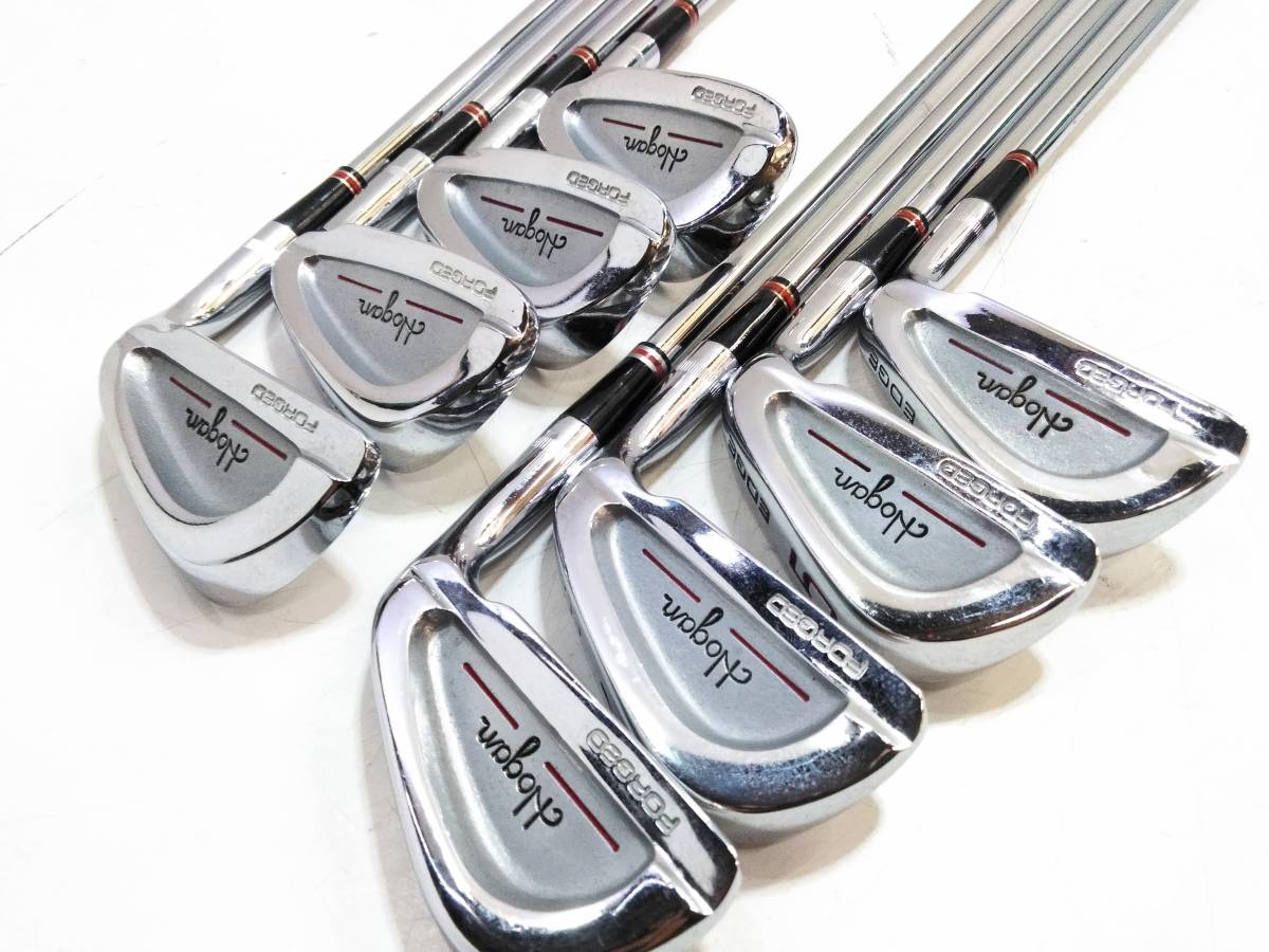 稀少 状態良好 Ben Hogan EDGE FORGED ベンホーガン アイアン 8本セット 純正グリップ スチールシャフト Apex FLEX④ #3-E