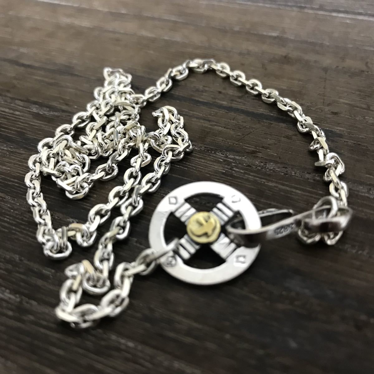 silver925 イーグルフック メタル付 ホイール チェーン 新品 未使用