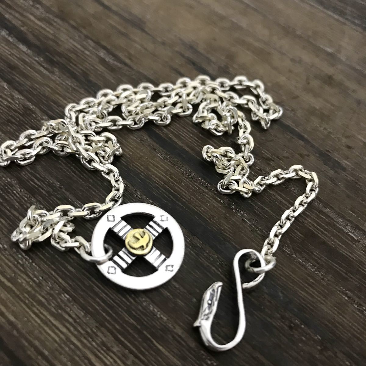 silver925 イーグルフック メタル付 ホイール チェーン 新品 未使用 