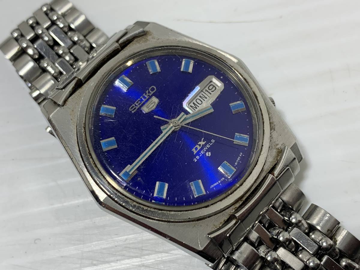 28014☆SEIKO セイコー デラックス ファイブ DX 25石 腕時計 自動巻き 