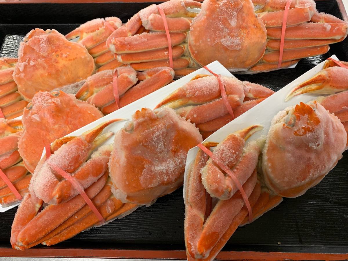 ☆７７７かにチャンス☆　ずわい蟹　５００ｇ程　×　7匹入　（ケース売り）