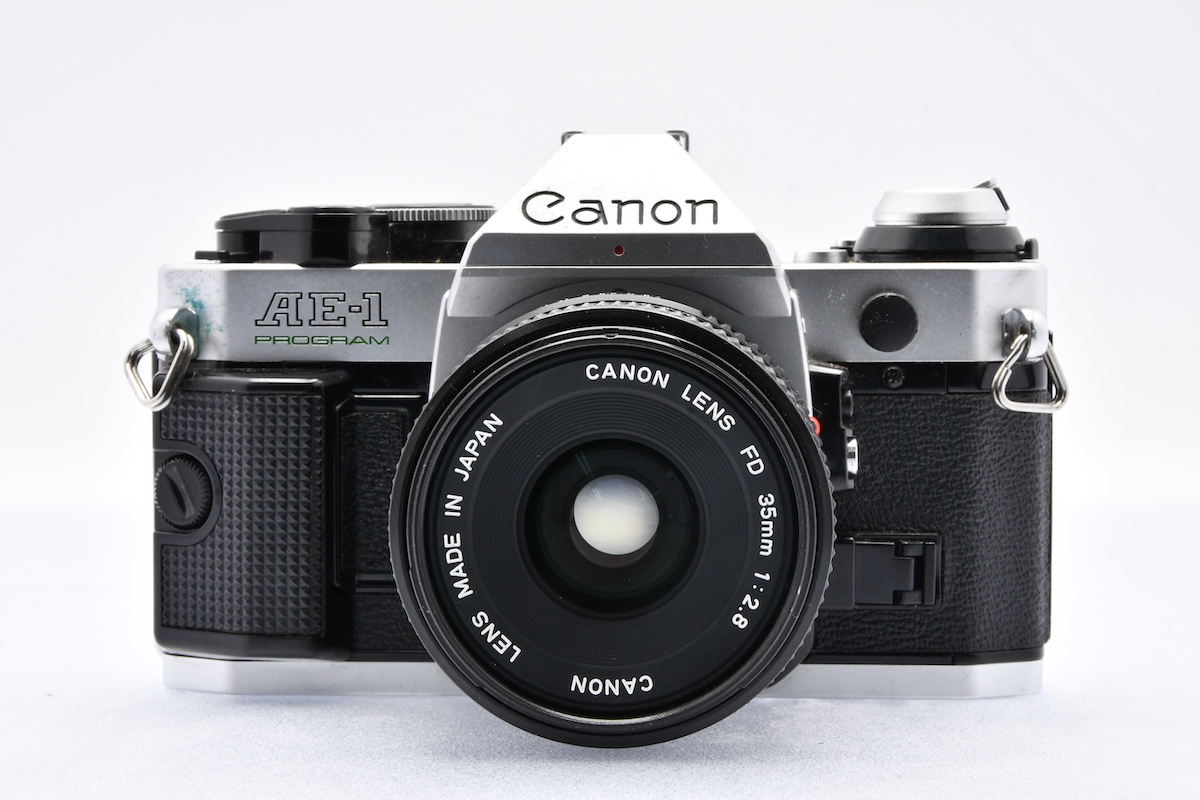 Canon AE-1 Program / レンズ2本 ジャンク扱い AE-1 Canon PROGRAM 50mm FD Camera キヤノン SLR 35mm - | ジャンク